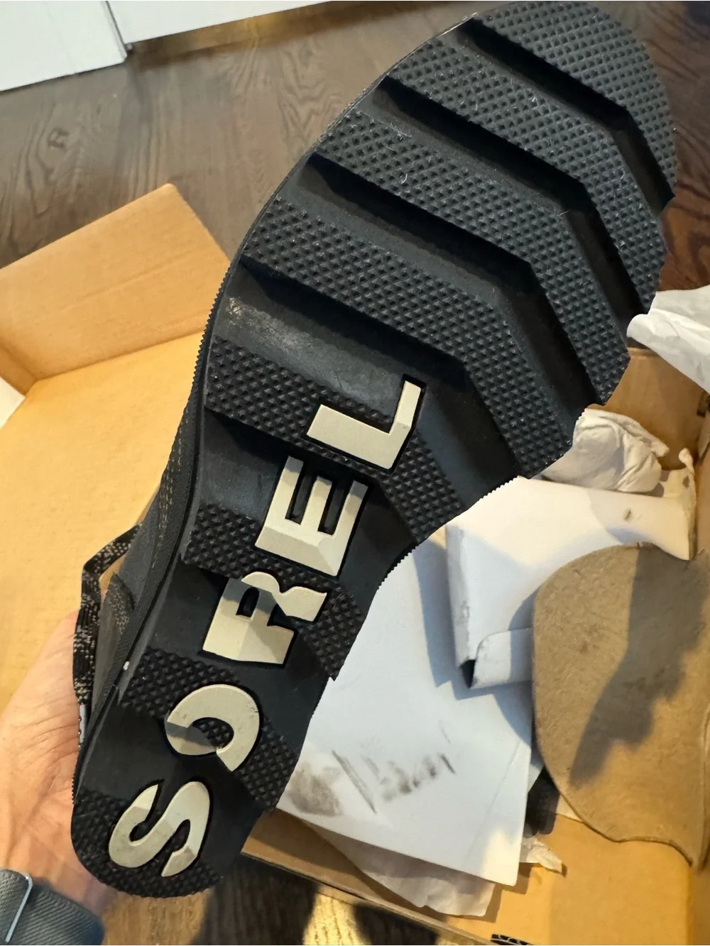Sorel Women's Black Lace-Up Combat Boot - Picture 5 of 5